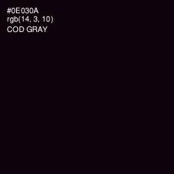 #0E030A - Cod Gray Color Image